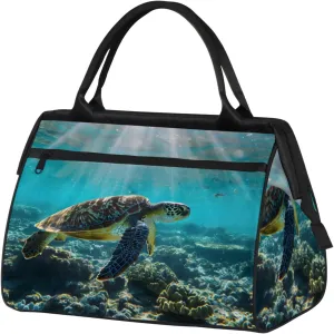 Gym Bag for Women Men, Travel Sports Duffel Bag with Trolley Sleeve, Gym Bag Weekender Overnight Bag Carry On Tote Bag