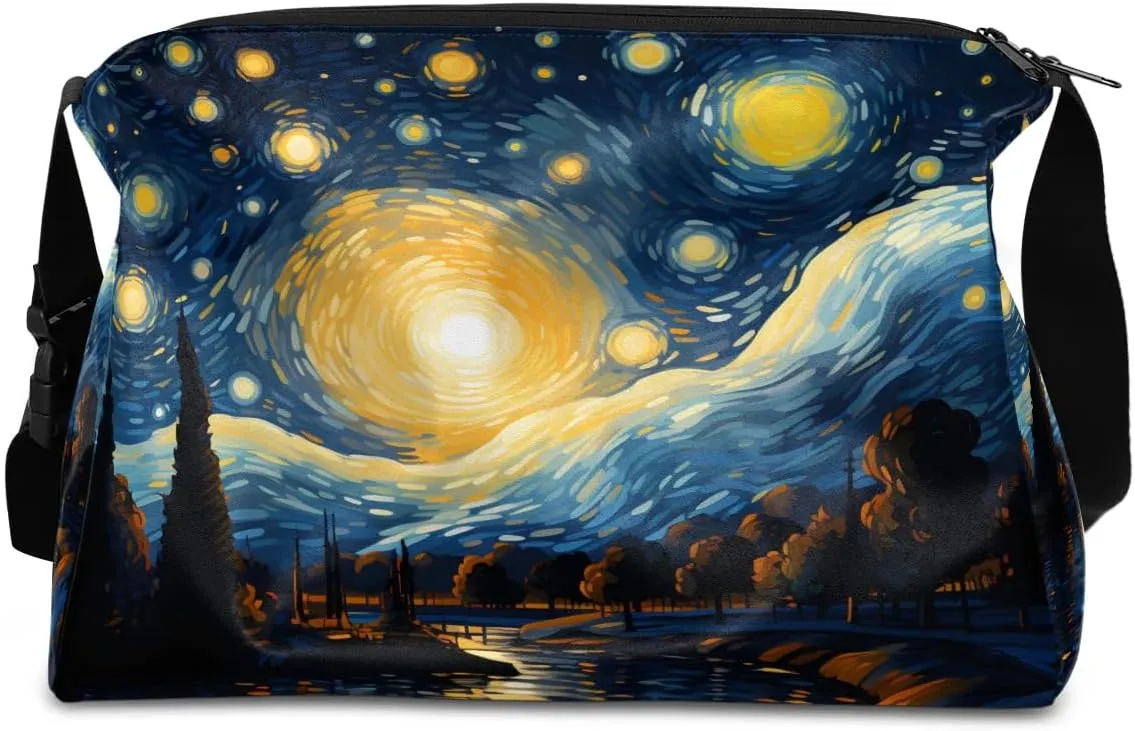 Gym Bags for Men 14.8 Inch Lightweight Carry On Bags for Airplanes Waterproof Duffle Bag for Travel, Abstract-Printings Exquisite