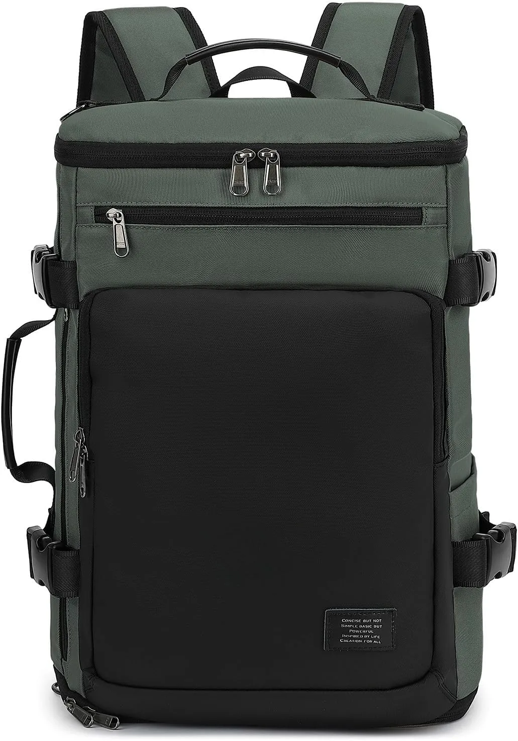 Gym Duffle Bag Backpack 4-Way Waterproof with Shoes Compartment for travel Sport Hiking laptop Business-Grey XL