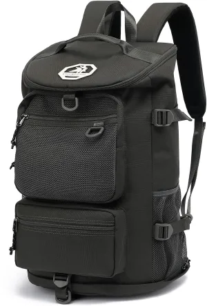Gym Duffle Bag Backpack 4-Way Waterproof with Shoes Compartment for travel Sport Hiking laptop (gray) XL