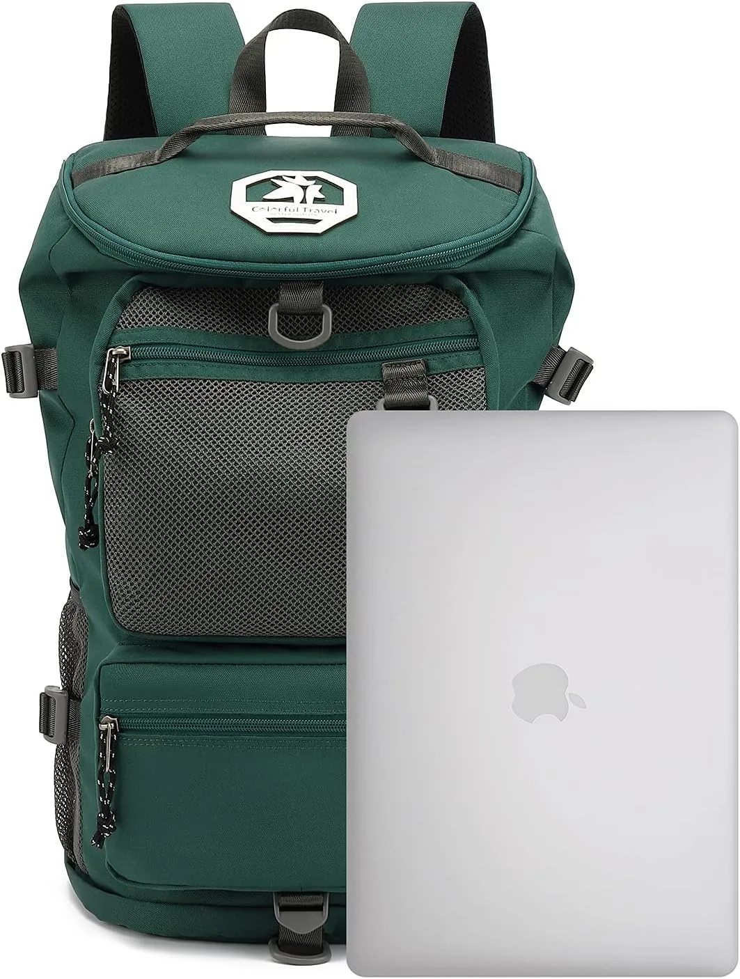 Gym Duffle Bag Backpack 4-Way Waterproof with Shoes Compartment for travel Sport Hiking laptop (Green) XL
