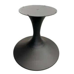 H28  x W32 EXTRA WIDE Black Tulip Shaped Dining Table Leg