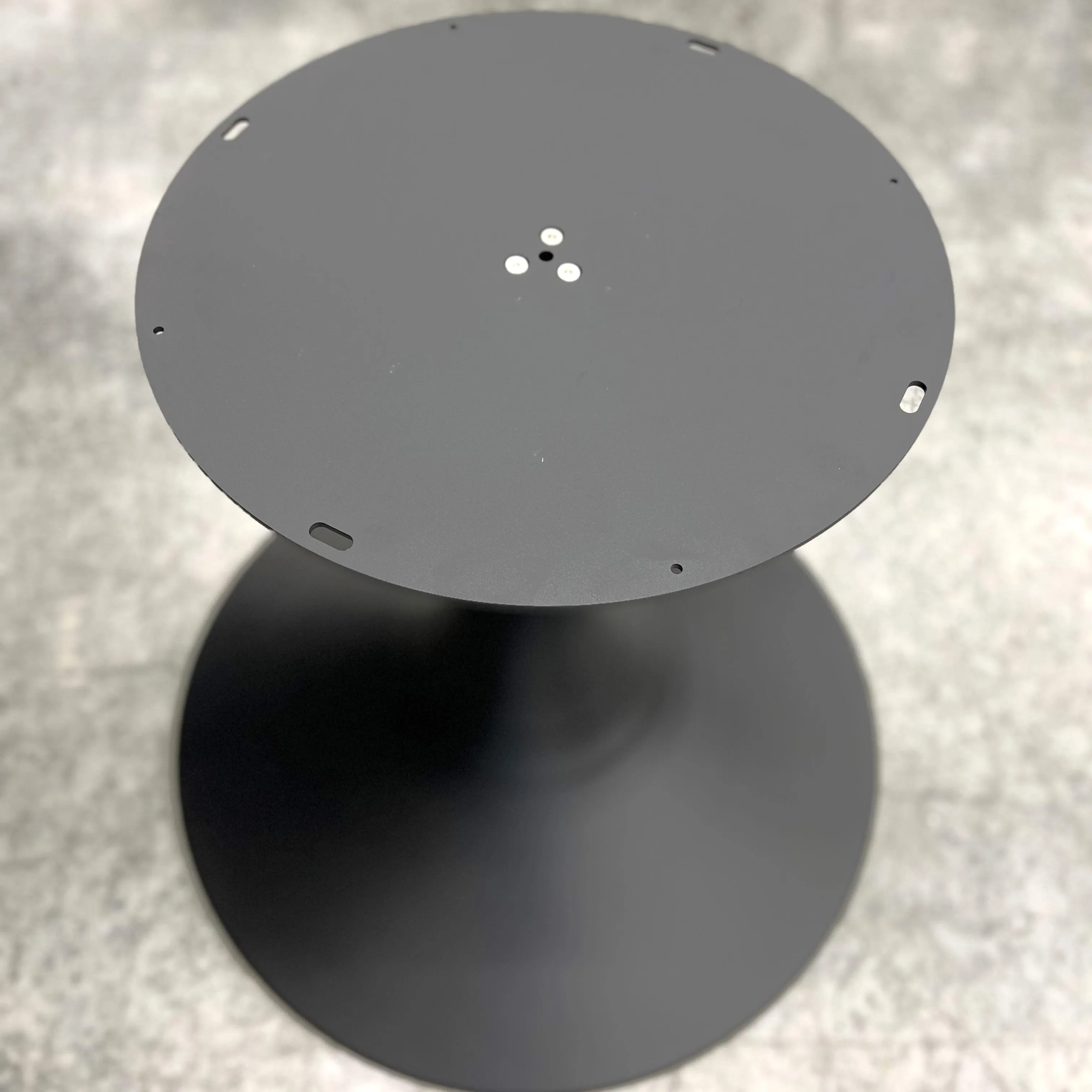 H28  x W32 EXTRA WIDE Black Tulip Shaped Dining Table Leg