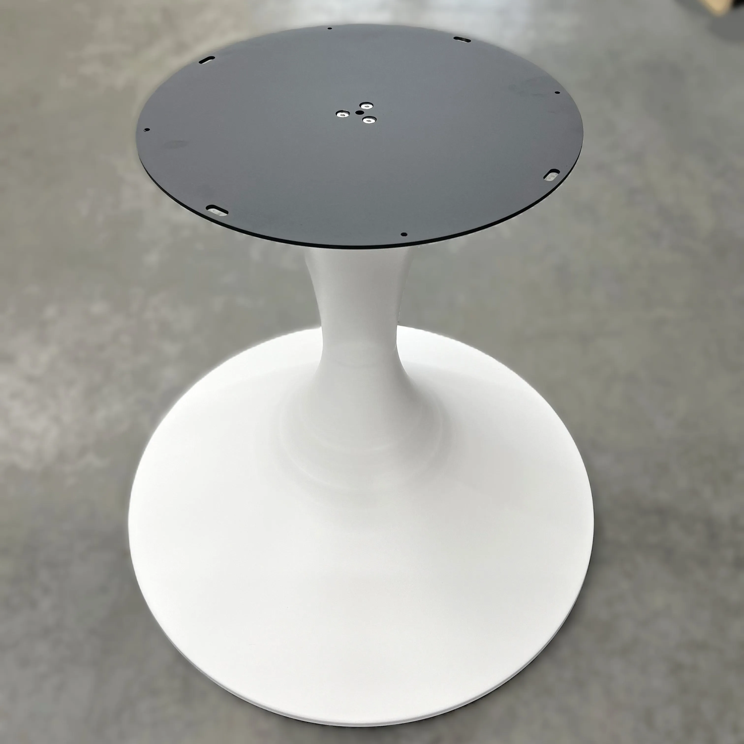H28  x W32 EXTRA WIDE White Tulip Shaped Dining Table Leg