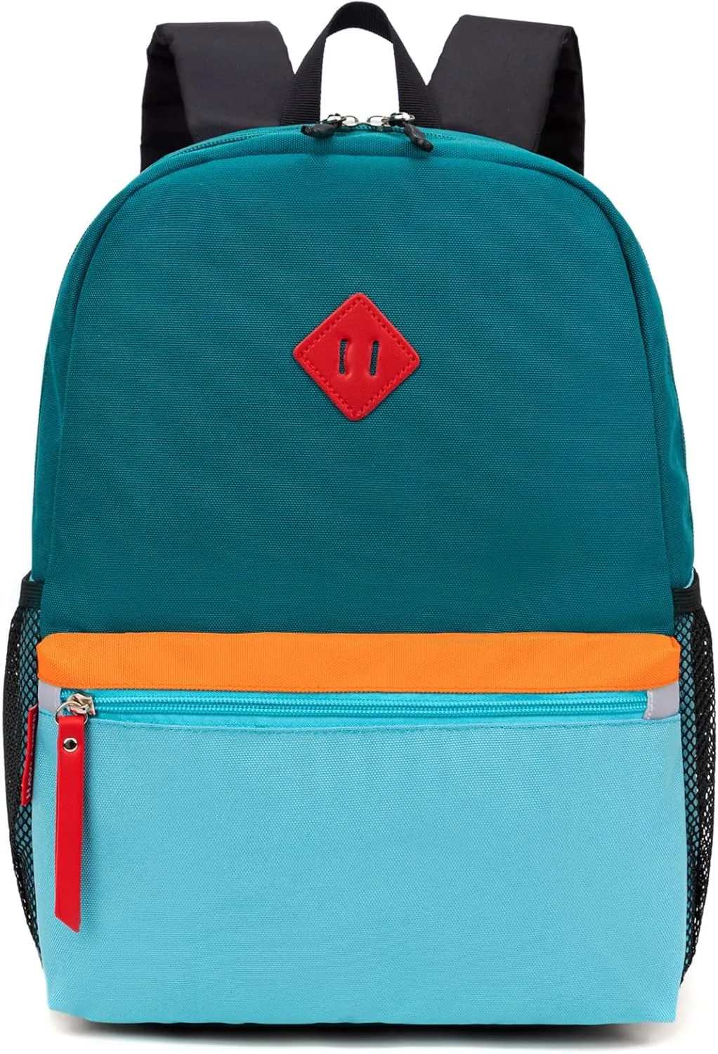 HawLander Little Kids Backpack for Boys Toddler School Bag Fits 3 to 6 years old, 15 inch, Blue Green
