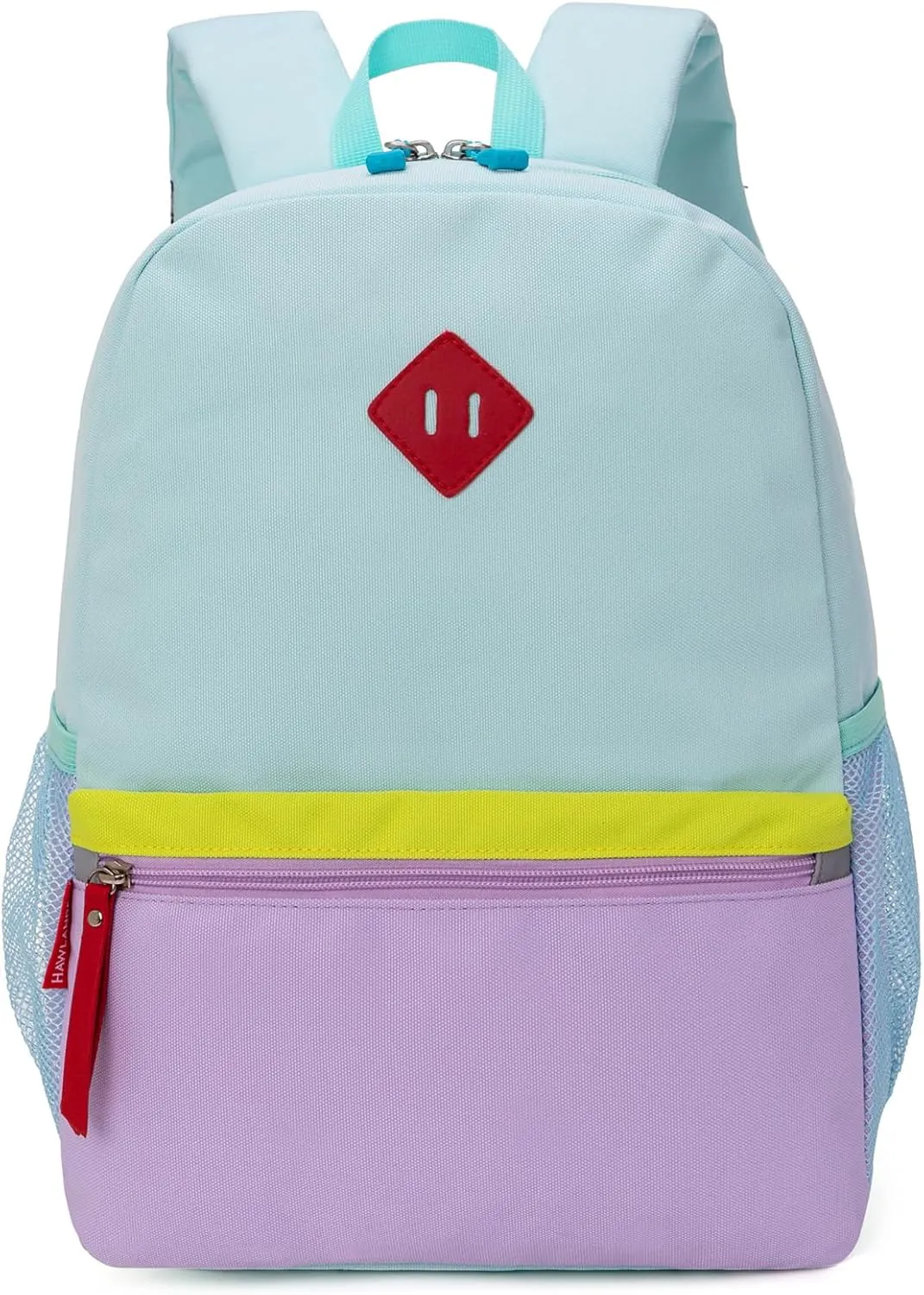 HawLander Preschool Backpack for Toddler Girls, Kids School Bag, Ages 3 to 7 years old, Small, Light Green