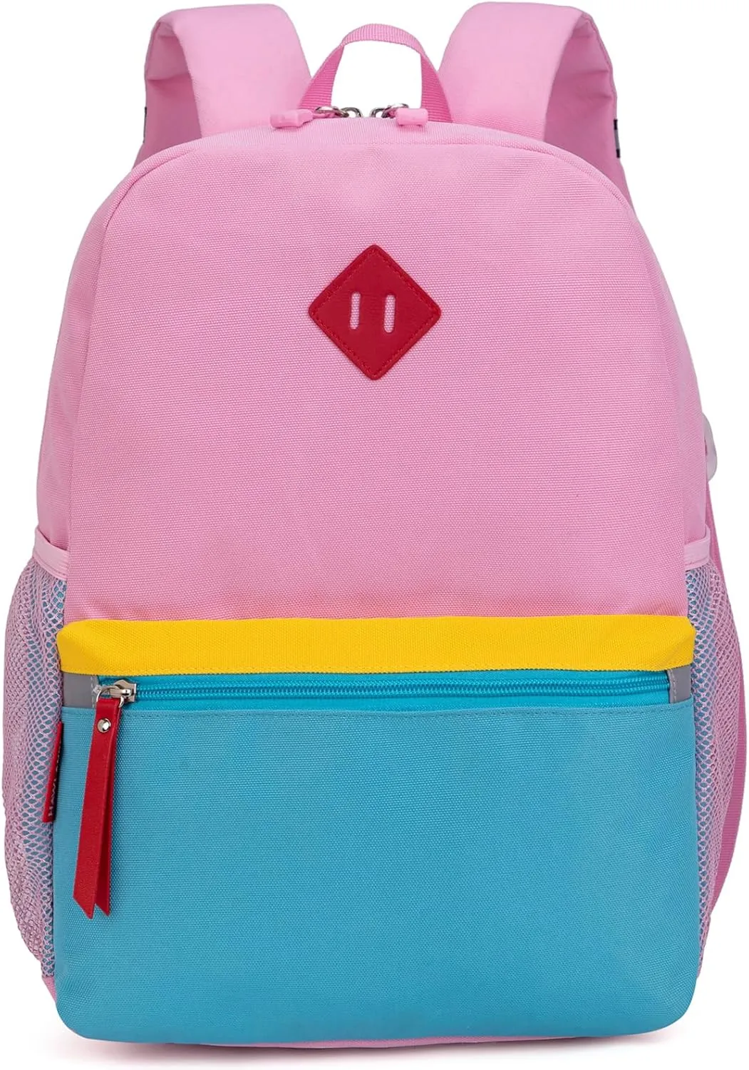 HawLander Preschool Backpack for Toddler Girls, Kids School Bag, Ages 3 to 7 years old, Small, Pink Blue