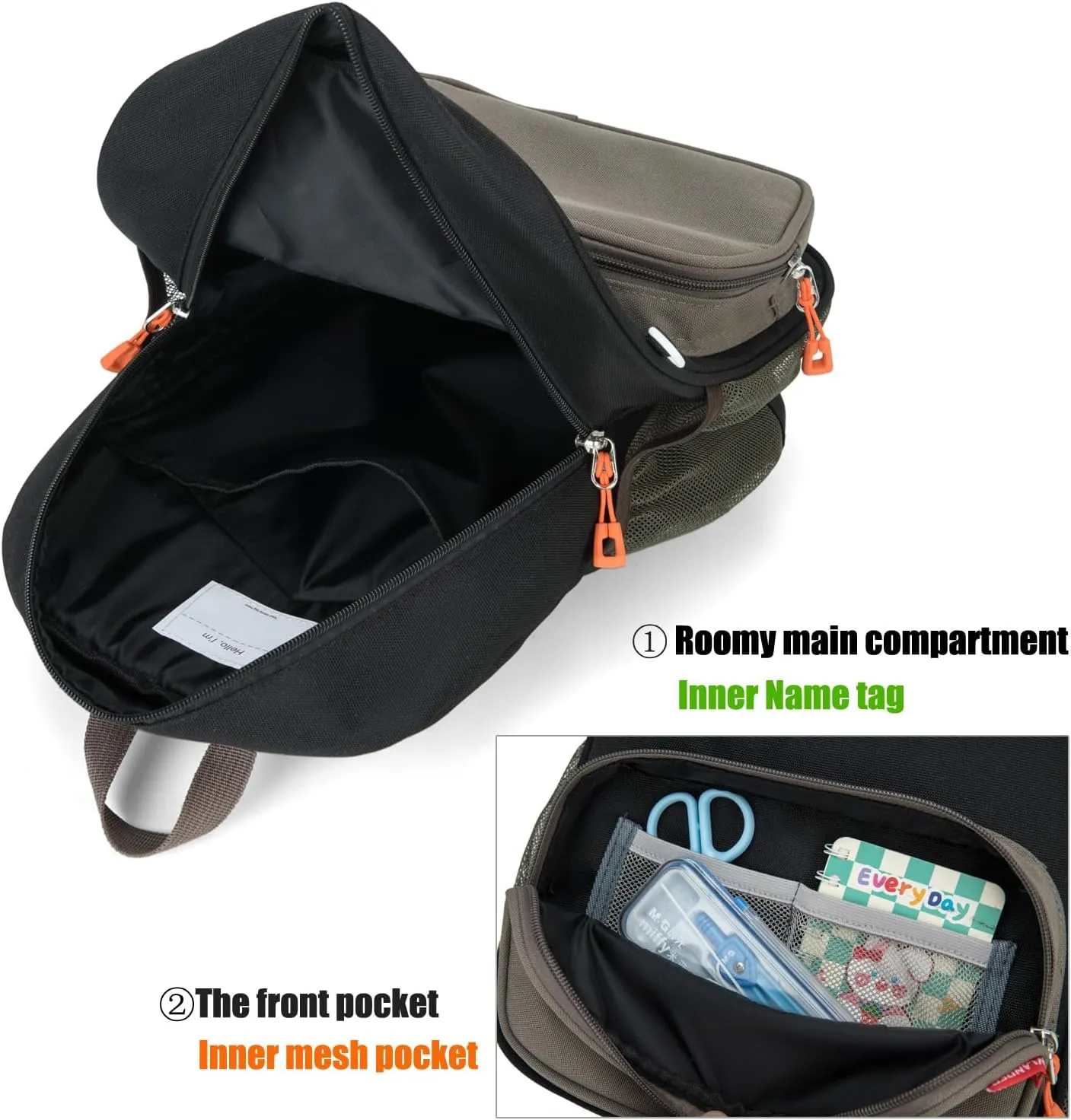 HawLander Preschool Kids Backpack, 12 inch Toddler Backpacks for Boys with Chest Strap