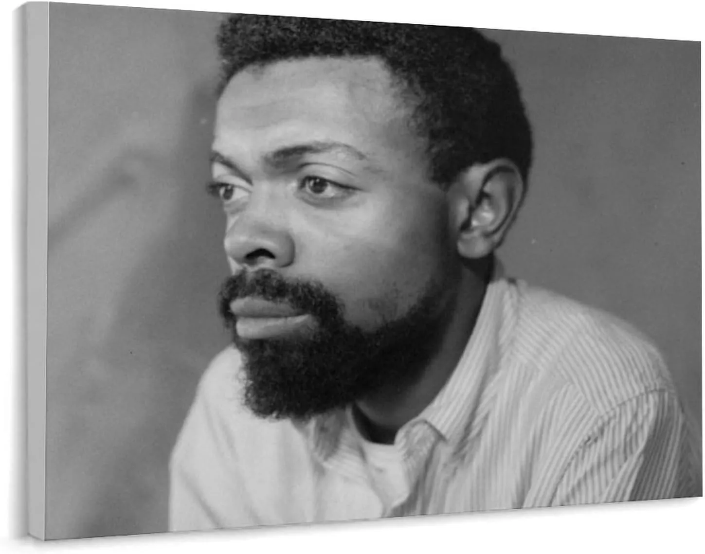 HBZMDM American Poet Amiri Baraka Vintage Black And White Portrait PosterWall Poster Art Canvas Printing Gift Office Bedroom Aesthetic Poster 10x8inch(25x20cm) Unframe-style