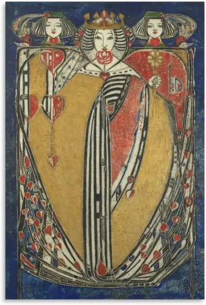 HBZMDM Glaswegian Retro Aesthetic Poster Painted by Artist Margaret Macdonald Mackintosh (2) Wall Poster Art Canvas Printing Gift Office Bedroom Aesthetic Poster 12x18inch(30x45cm) Unframe-style