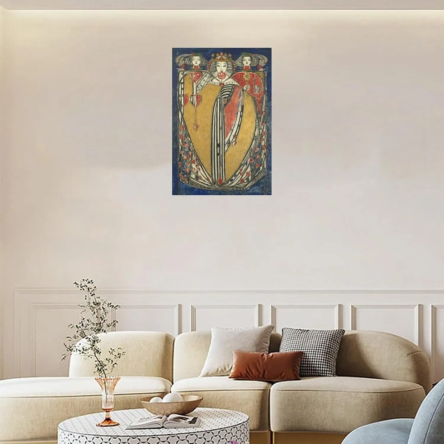 HBZMDM Glaswegian Retro Aesthetic Poster Painted by Artist Margaret Macdonald Mackintosh (2) Wall Poster Art Canvas Printing Gift Office Bedroom Aesthetic Poster 12x18inch(30x45cm) Unframe-style