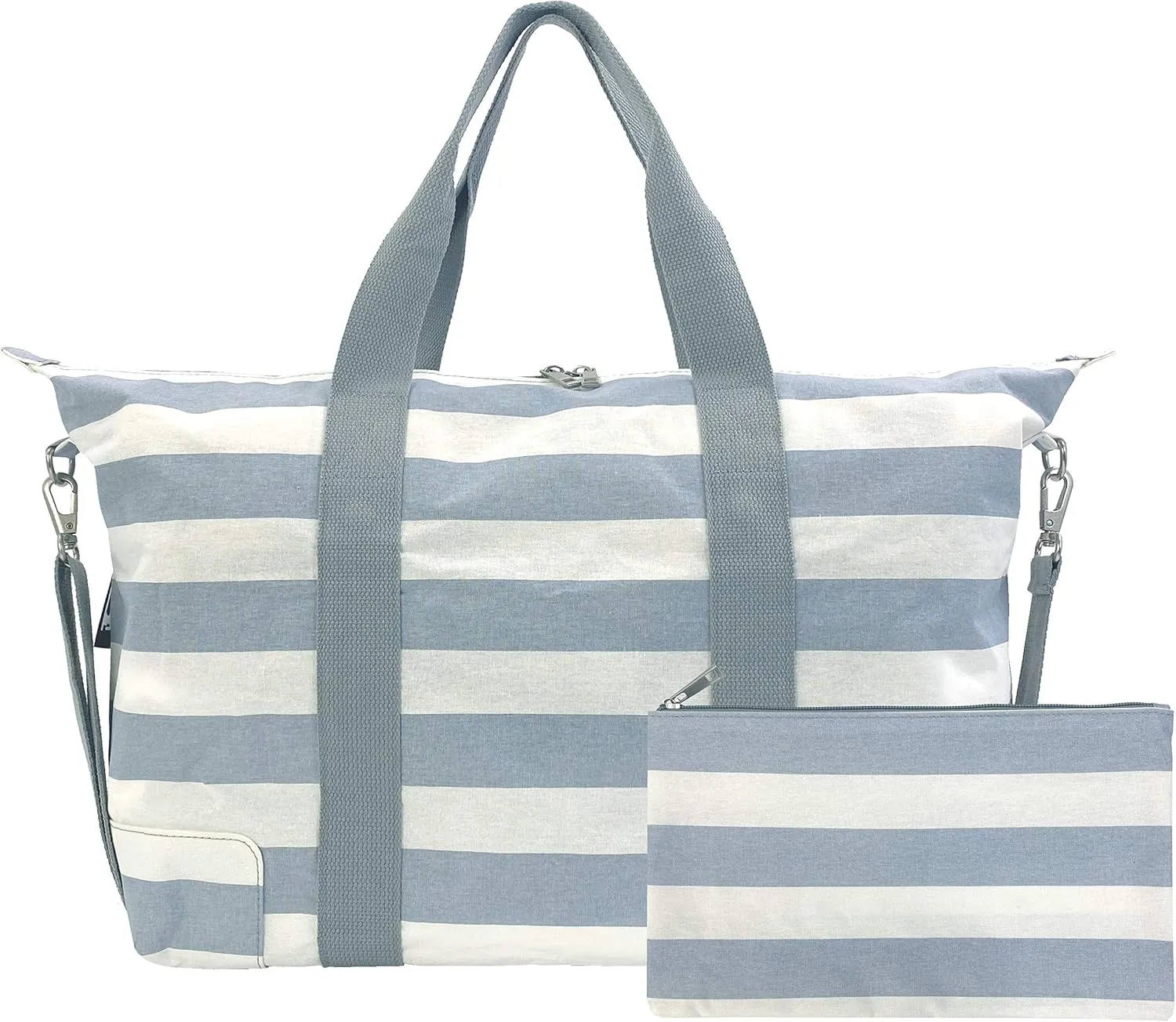 Hibala Canvas Beach bag Travel bag,Weekender Carry On for Women,Sports Gym Bag,Workout Duffel Bag,Overnight Shoulder Bag