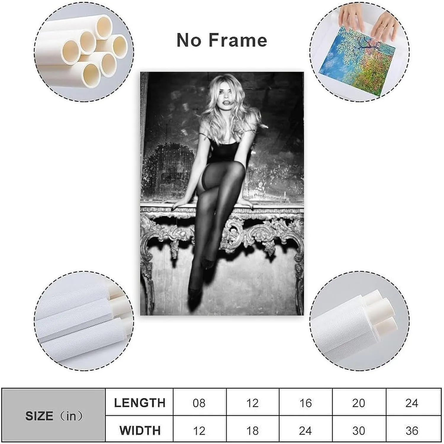 Holly Willoughby British Model Writer Sexy Photo Poster Wall Art Poster Canvas Print Office Bedroom Living Room Aesthetic Decor Poster 08x12inch(20x30cm) Unframe-style