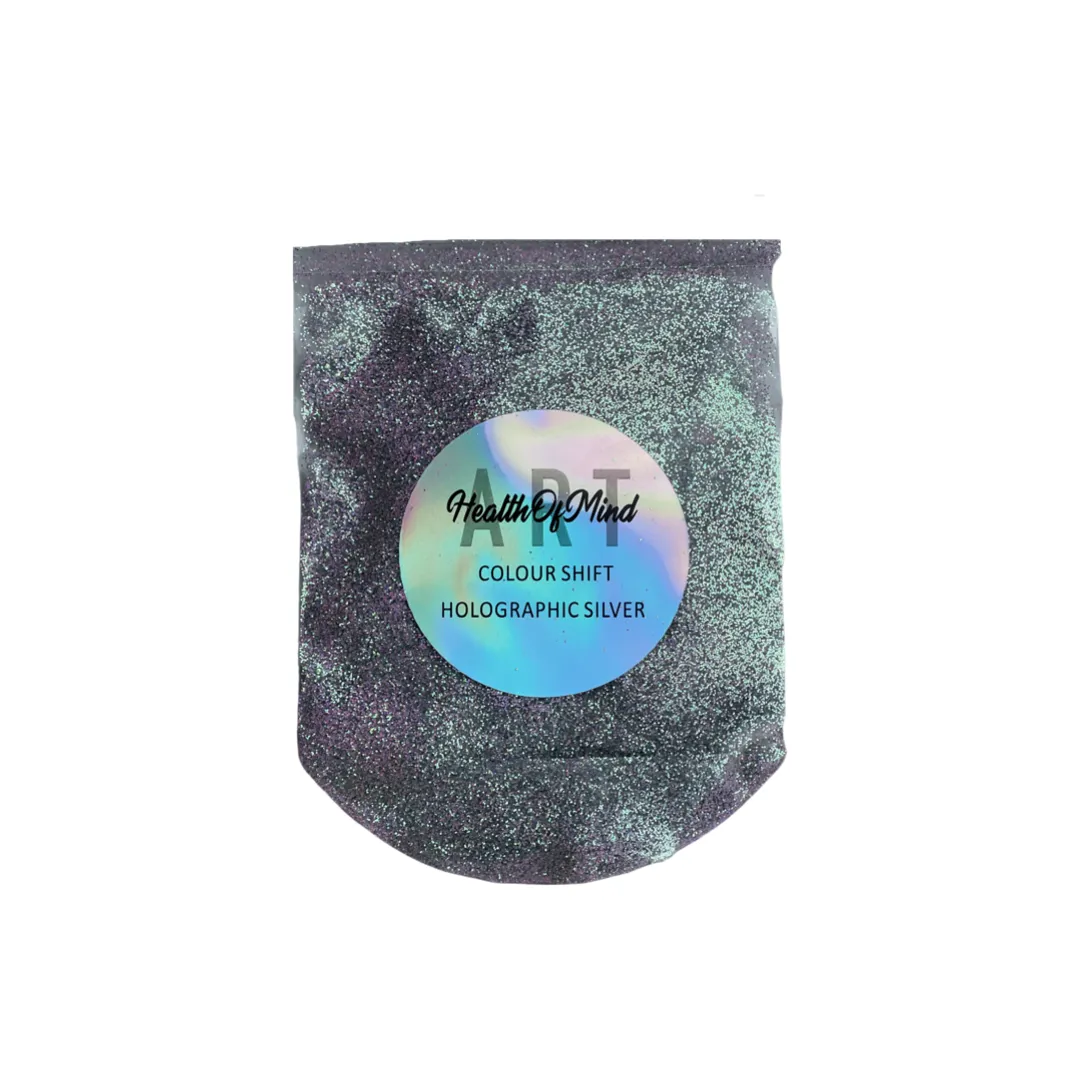 Holographic Silver ( fine glitter ) 15g