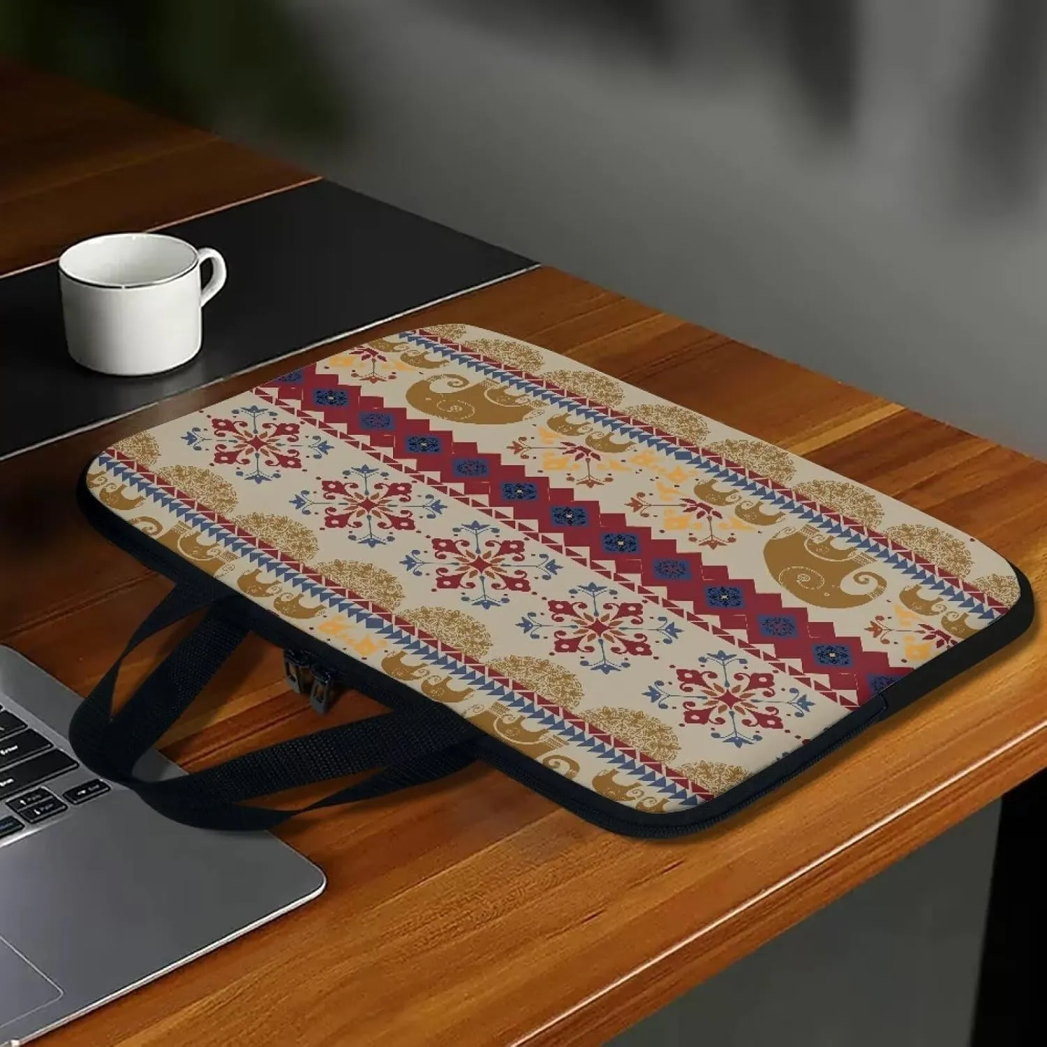 HUGS IDEA Computer Bag Laptop Sleeve Carrying Case with Handle Zipper Notebook Messenger Briefcase