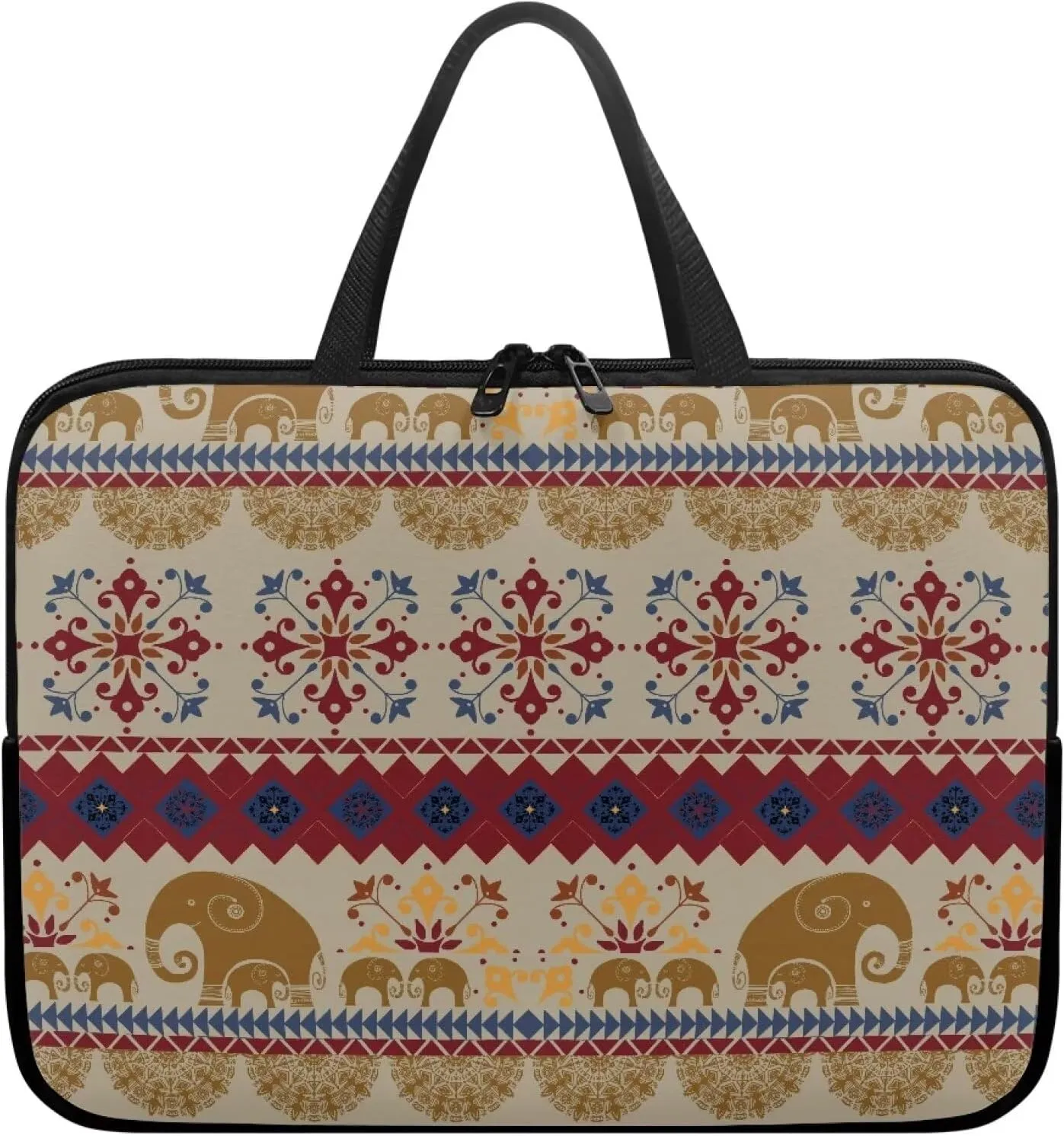 HUGS IDEA Computer Bag Laptop Sleeve Carrying Case with Handle Zipper Notebook Messenger Briefcase