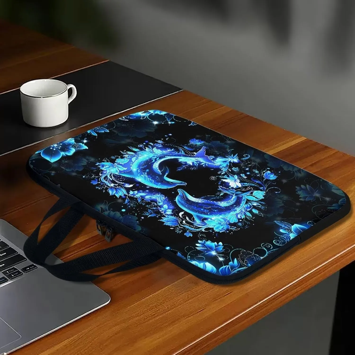 HUGS IDEA Computer Bag Laptop Sleeve Carrying Case with Handle Zipper Notebook Messenger Briefcase