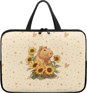 HUGS IDEA Computer Bag Laptop Sleeve Carrying Case with Handle Zipper Notebook Messenger Briefcase