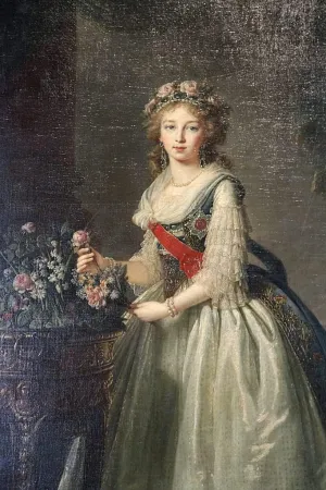 iIIHARTII Wall Print Artwork Painting Art Poster Wall Art Print Portrait of the Grand Duchess Elizabeth Alexeyevna' by Elisabeth Louise Vigee Lebrun Decor Posters for Home Decor 60x90cm