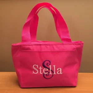 Initial & Name Monogrammed Lunch Tote