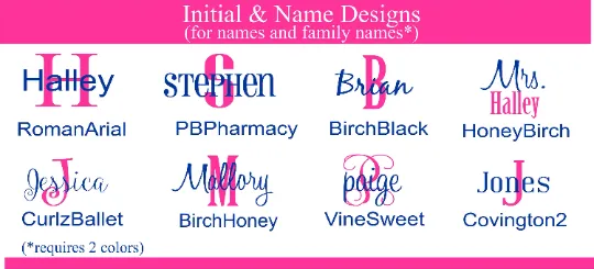 Initial & Name Monogrammed Lunch Tote