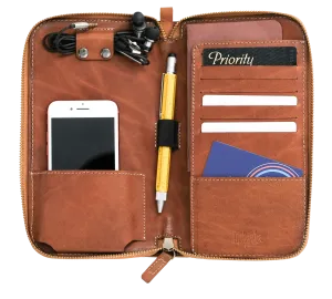 Insignia Crafts Kato Accountant Leather Travel Wallet