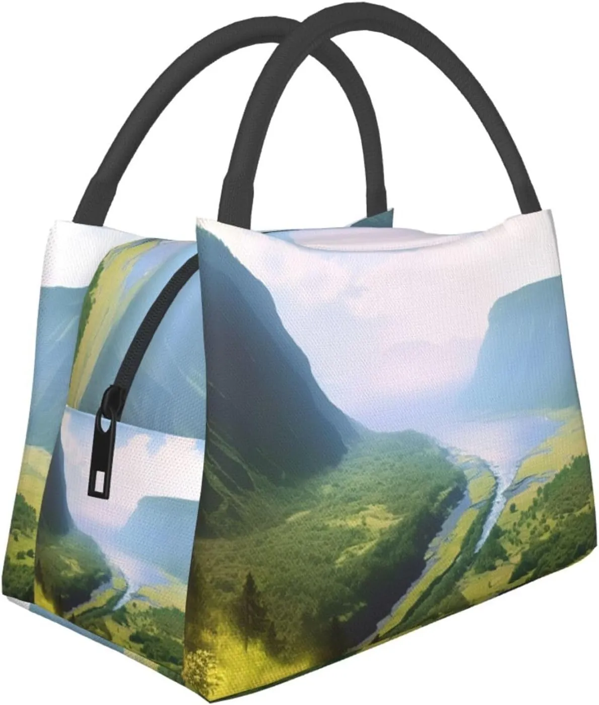 Insulated Lunch Bag Lunch box for Women Men Reusable Cooler Bag Valley Lunch Bag Portable Lunch Tote Bag Leakproof Lunchbox for Work Travel Picnic Office