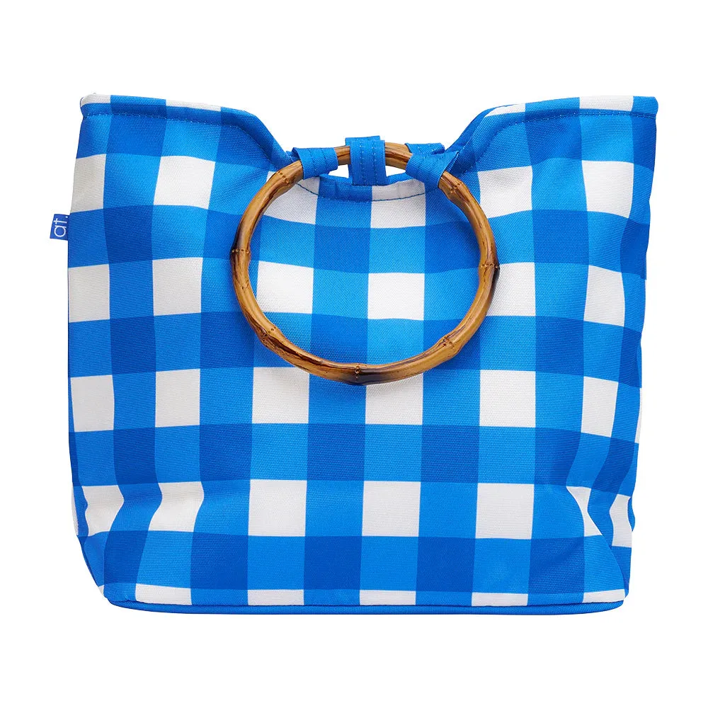 Insulated Tote by Annabel Trends - Cobalt Check