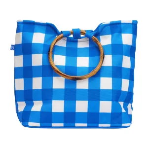 Insulated Tote by Annabel Trends - Cobalt Check