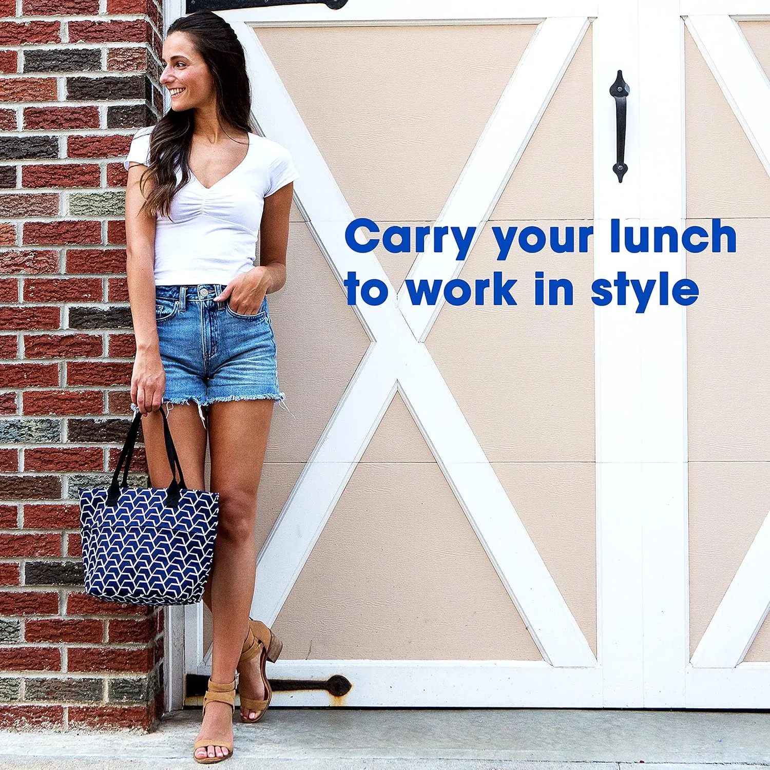 J World New York Lola Tote Bag Insulated Lunch-Box for Women, Line