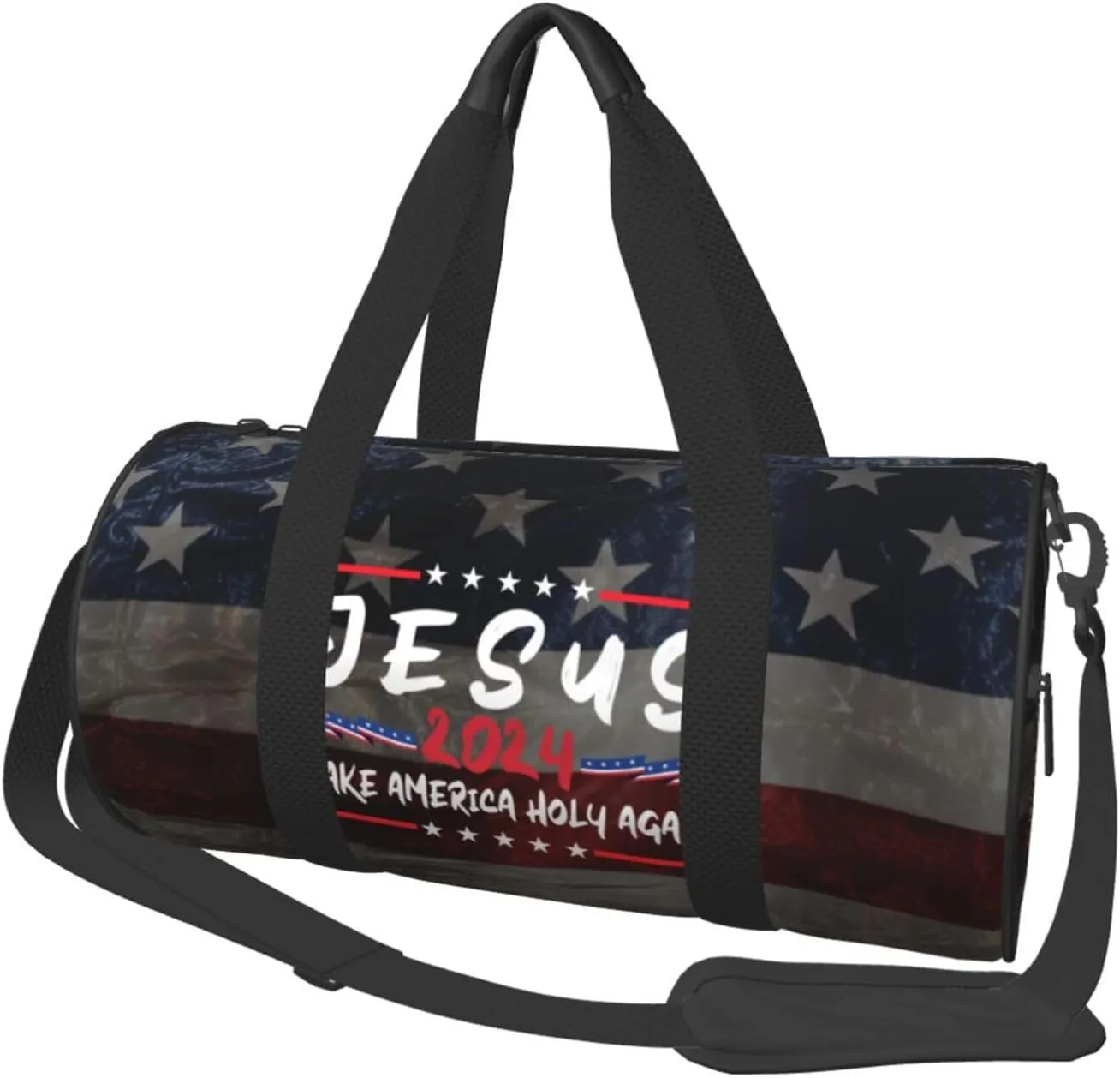 Jesus Make America Holy Again Duffel Bag Gym Bag Travel Sports Tote Large Foldable Beach Swim Yoga8