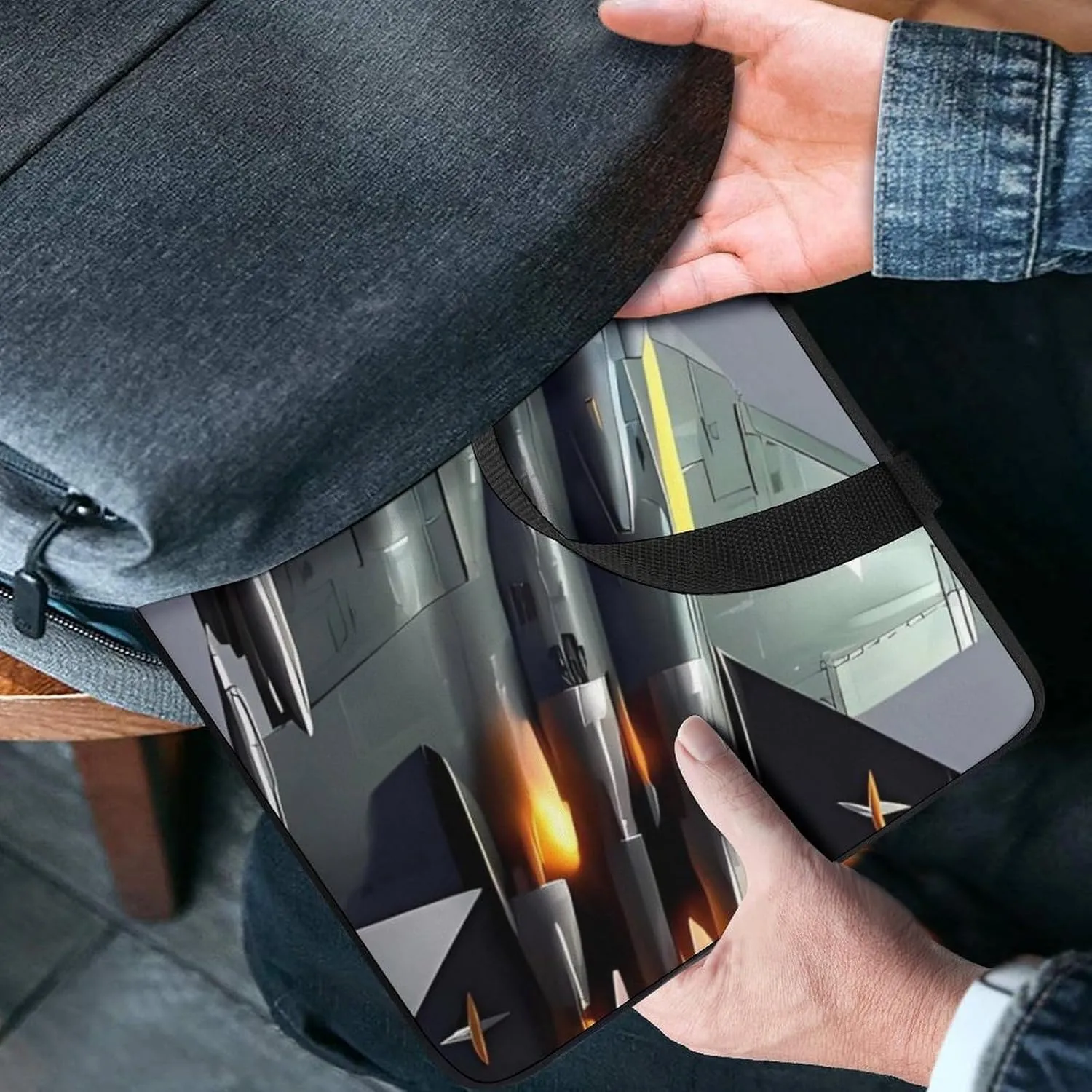 Jet Fighter Laptop Bag Durable Laptop Sleeve Water-Resistant Notebook Bag for Computer Or Tablet