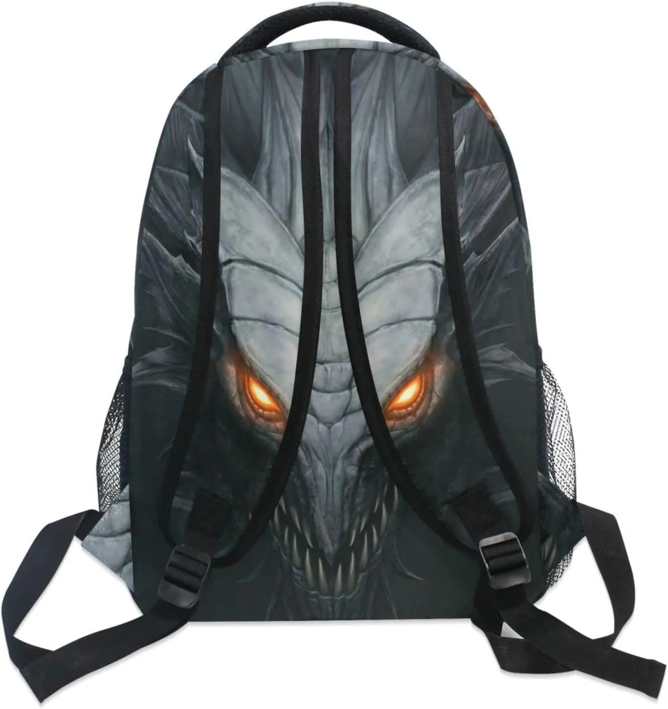JIPONI Silver Dragon in The Dark Backpack For Girls Boys, Student School Bag Bookbag Travel Laptop Backpack Purse Daypack