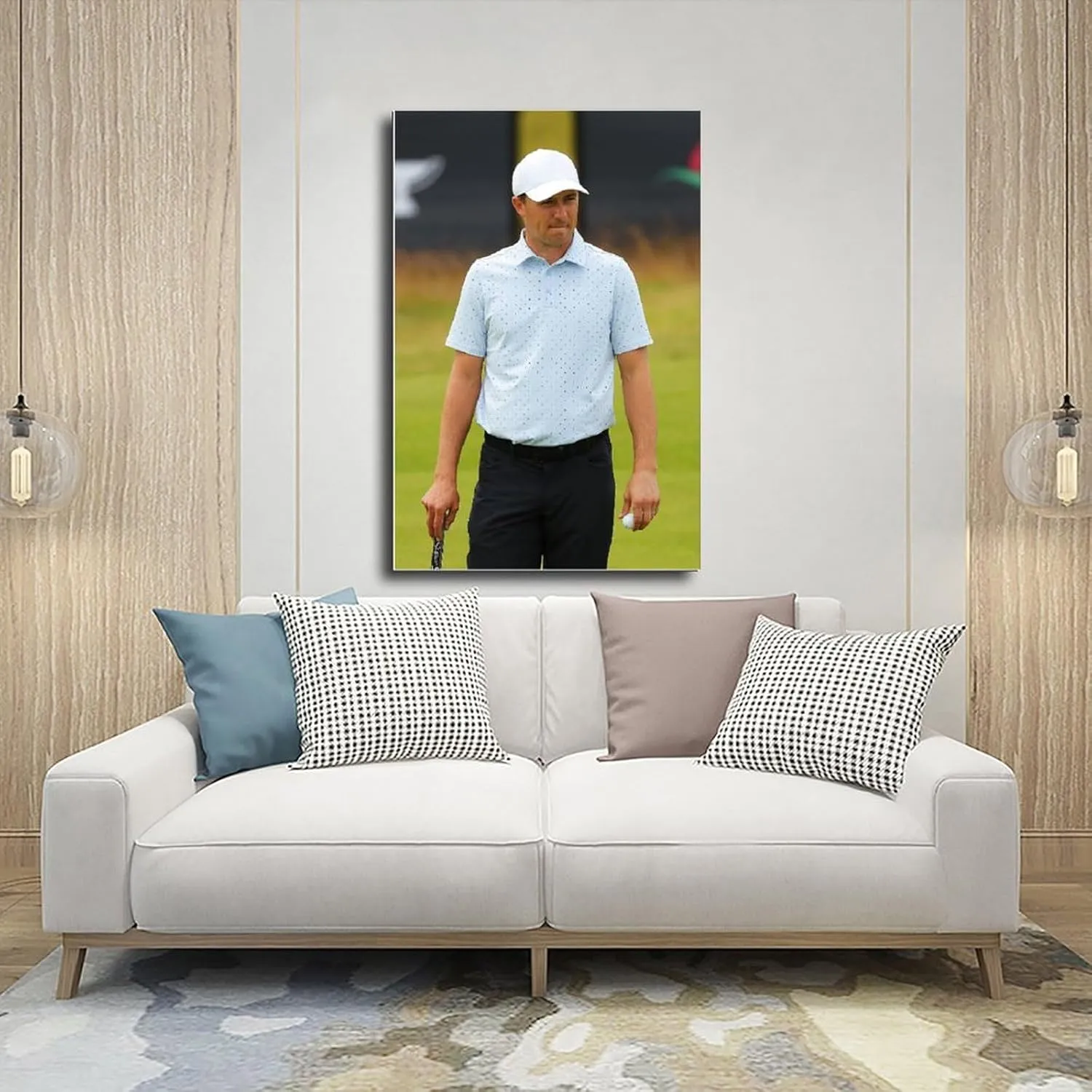 Jordan Spieth Golf Poster01 Canvas Poster Wall Art Decor Print Picture Paintings for Living Room Bedroom Decoration Unframe:24x36inch(60x90cm)