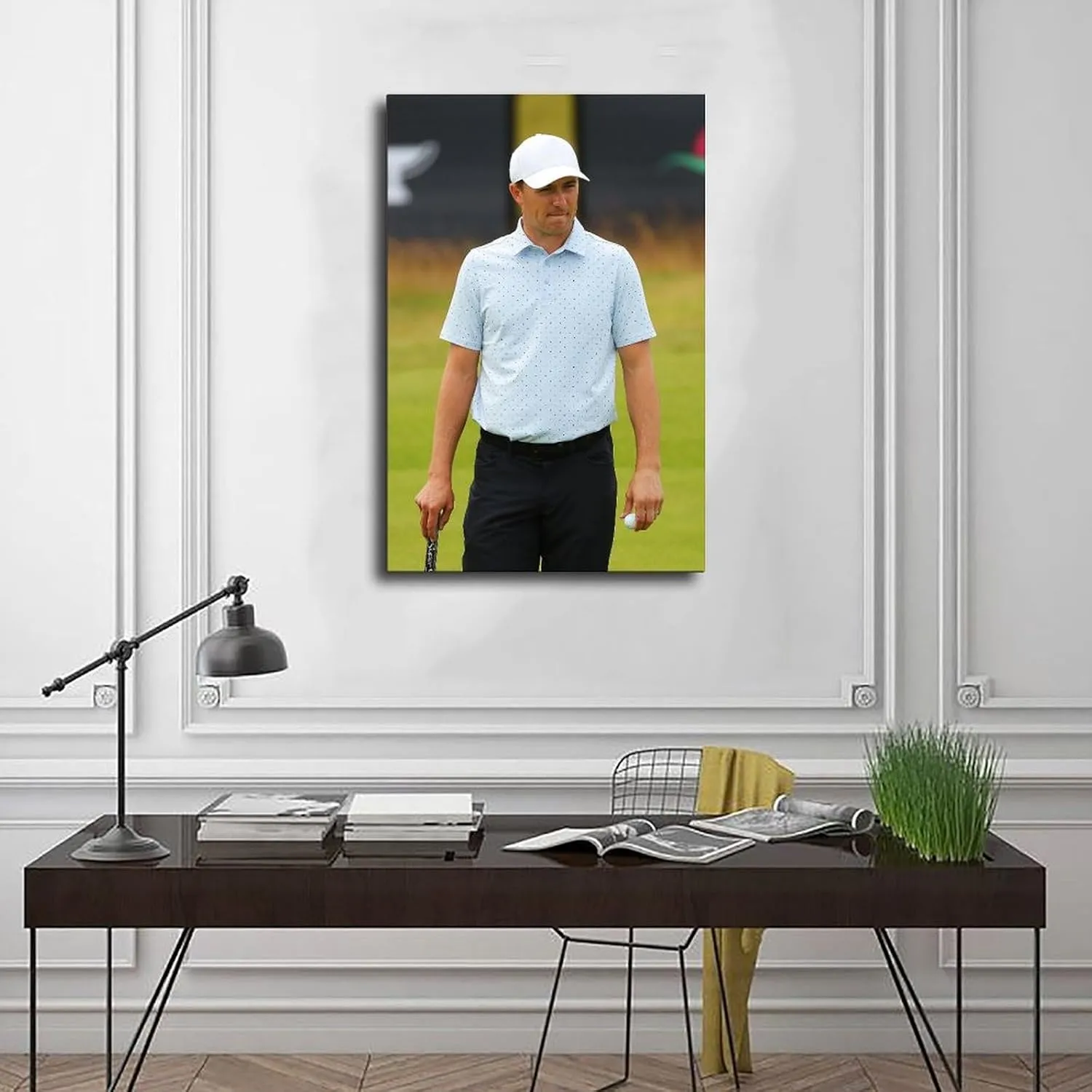 Jordan Spieth Golf Poster01 Canvas Poster Wall Art Decor Print Picture Paintings for Living Room Bedroom Decoration Unframe:24x36inch(60x90cm)