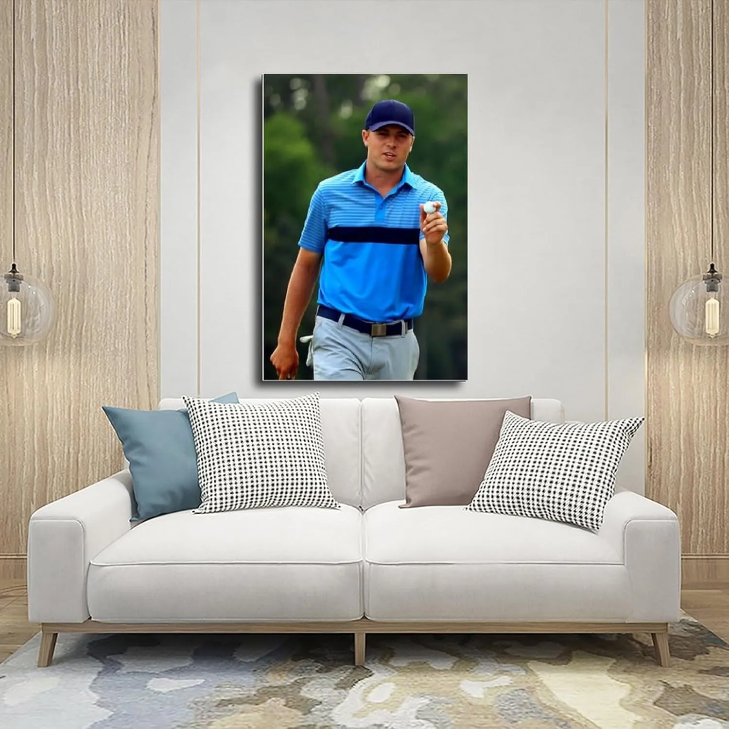 Jordan Spieth Golf Poster111 Canvas Poster Wall Art Decor Print Picture Paintings for Living Room Bedroom Decoration Unframe:20x30inch(50x75cm)