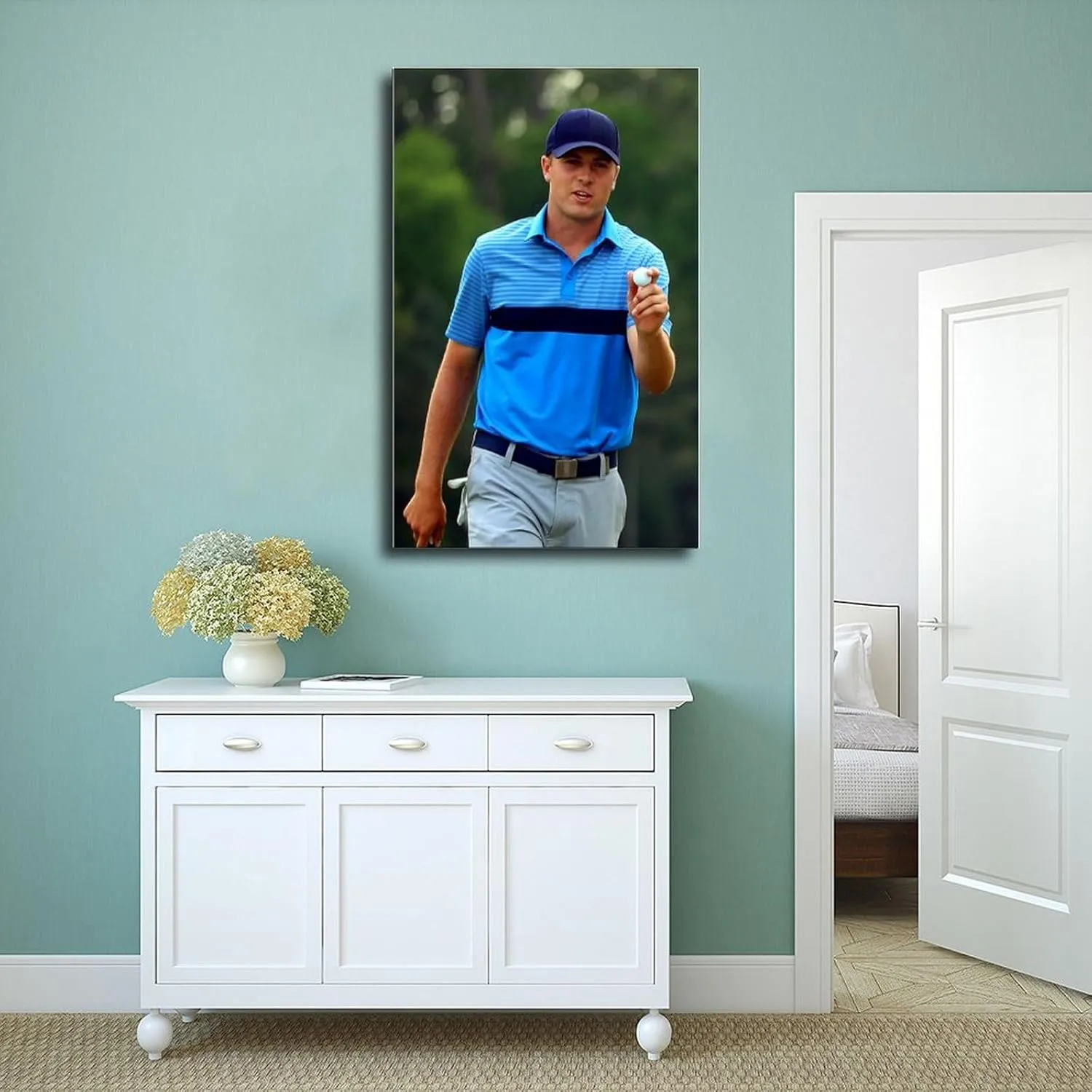 Jordan Spieth Golf Poster111 Canvas Poster Wall Art Decor Print Picture Paintings for Living Room Bedroom Decoration Unframe:20x30inch(50x75cm)