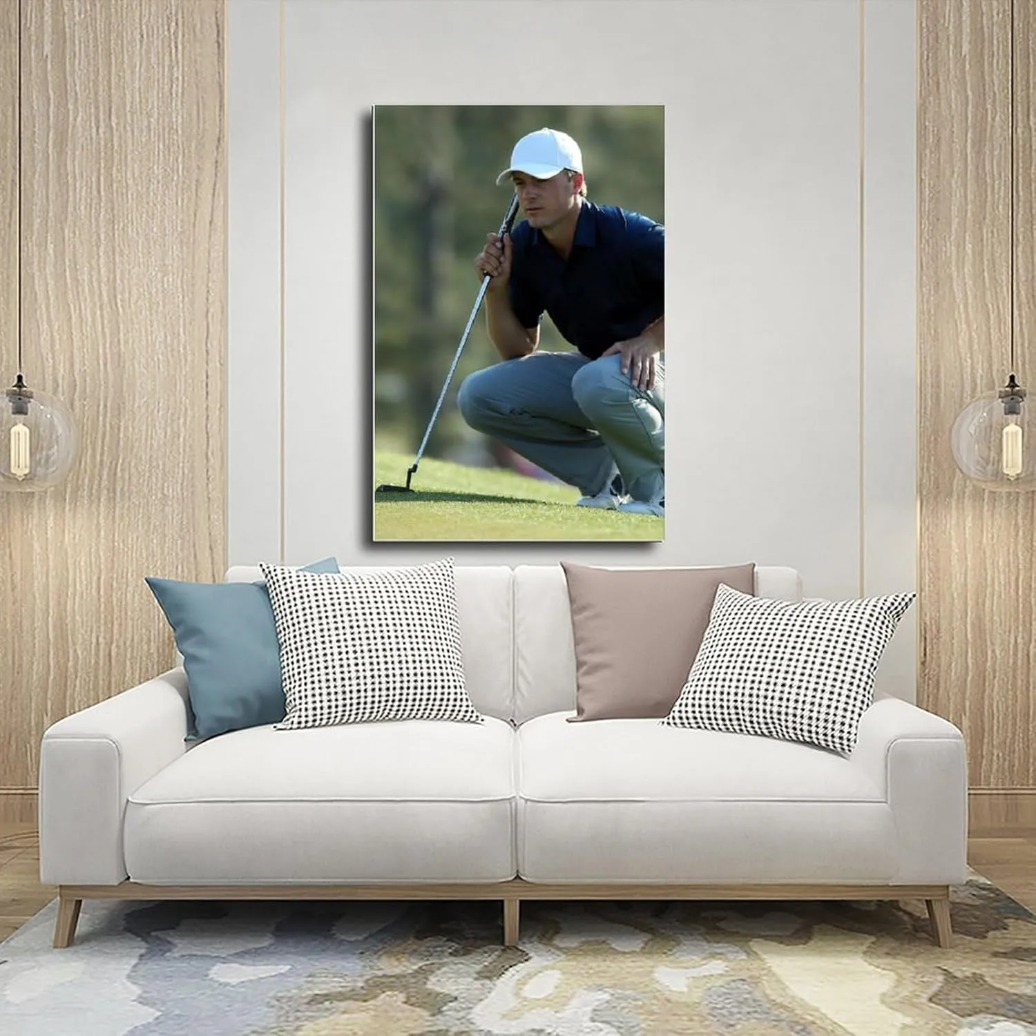 Jordan Spieth Golf Poster29 Canvas Poster Wall Art Decor Print Picture Paintings for Living Room Bedroom Decoration Unframe:20x30inch(50x75cm)