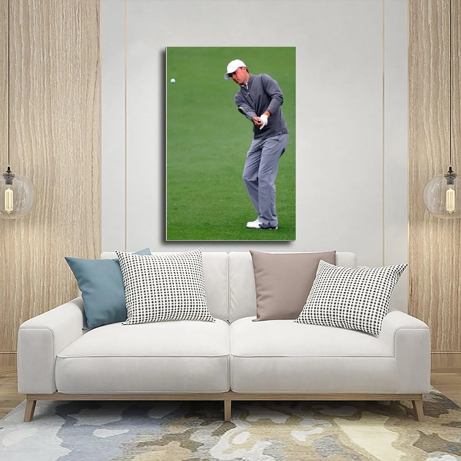 Jordan Spieth Golf Poster46 Canvas Poster Bedroom Decor Sports Landscape Office Room Decor Gift Unframe:20x30inch(50x75cm)