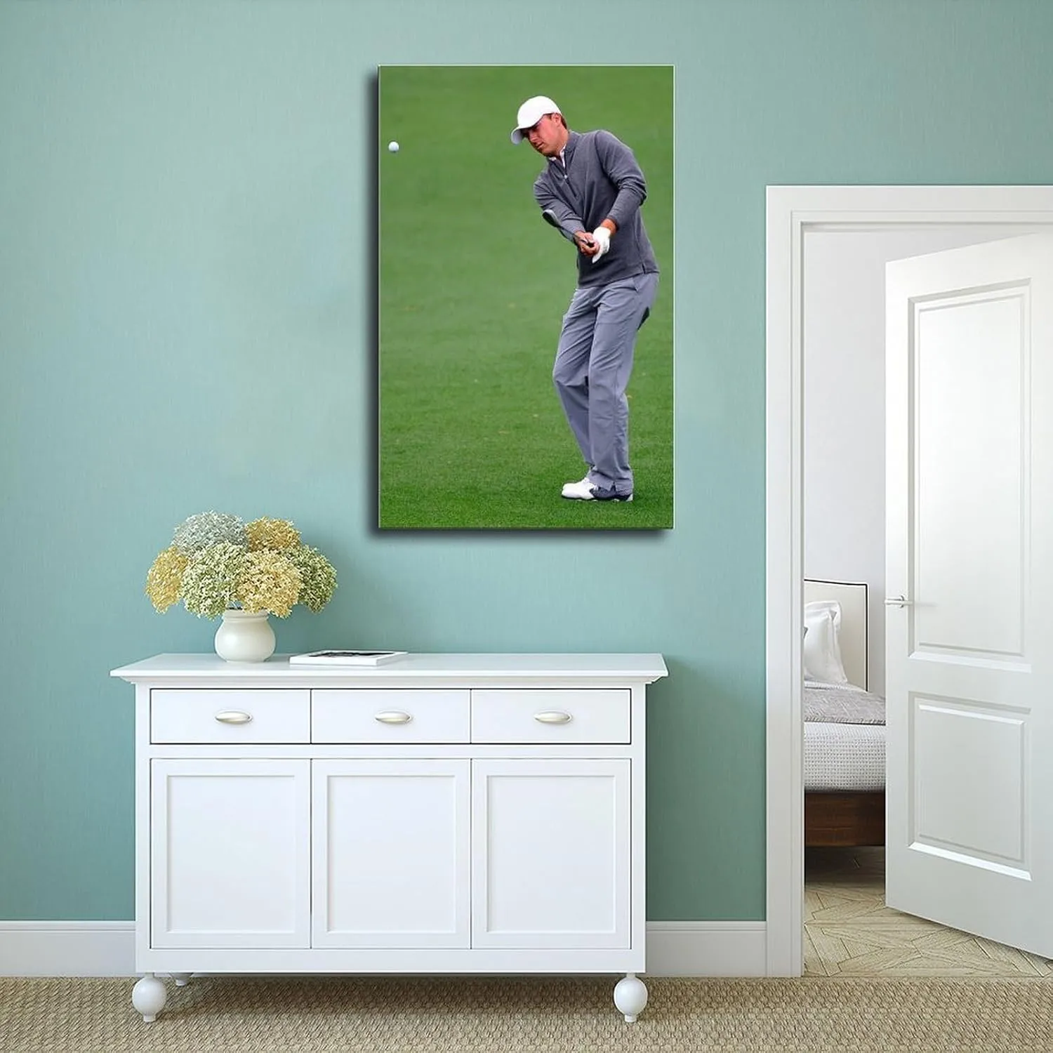Jordan Spieth Golf Poster46 Canvas Poster Bedroom Decor Sports Landscape Office Room Decor Gift Unframe:20x30inch(50x75cm)