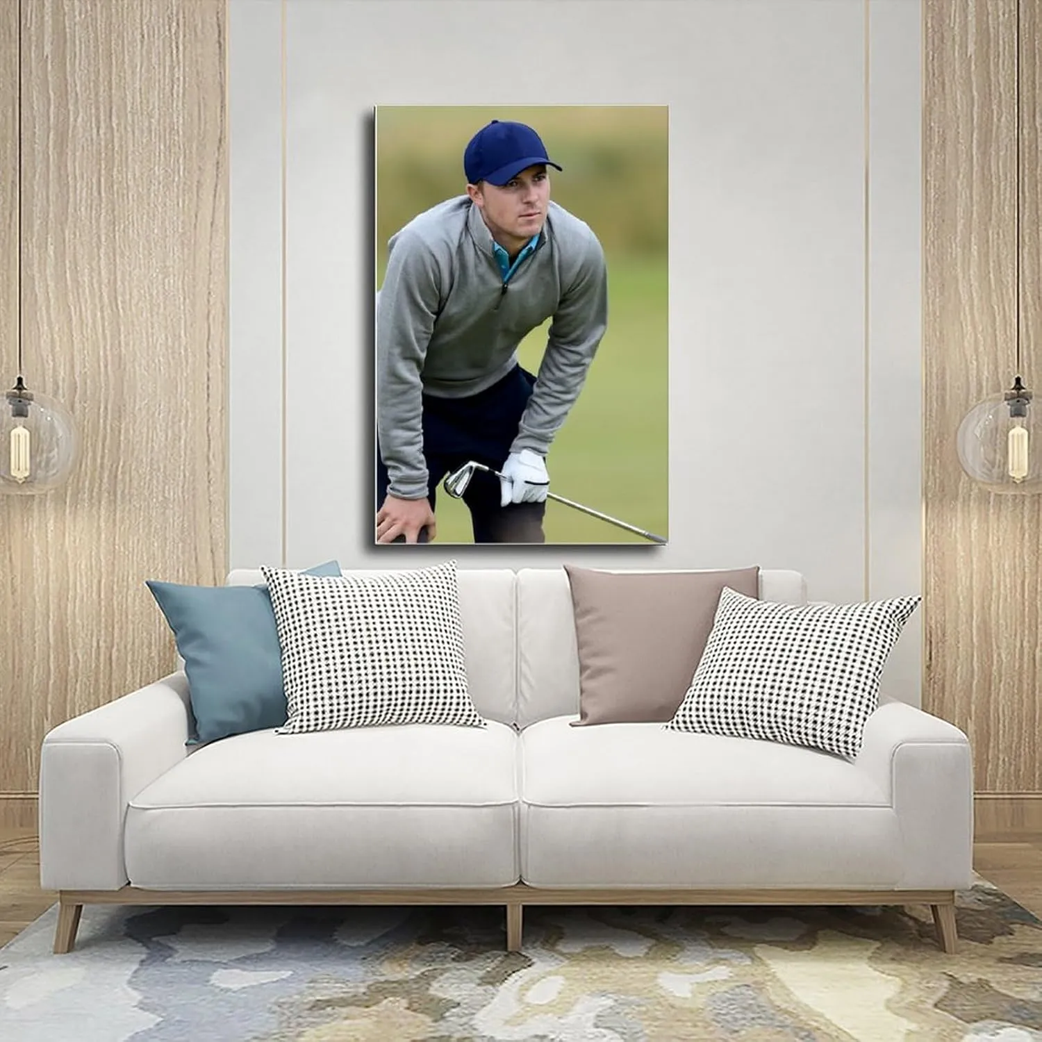 Jordan Spieth Golf Poster82 Canvas Poster Wall Art Decor Print Picture Paintings for Living Room Bedroom Decoration Unframe:24x36inch(60x90cm)