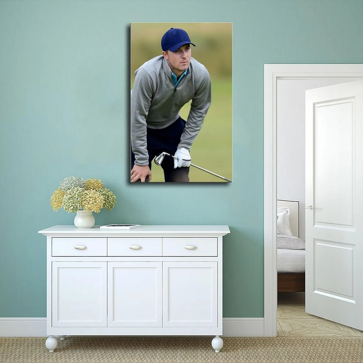 Jordan Spieth Golf Poster82 Canvas Poster Wall Art Decor Print Picture Paintings for Living Room Bedroom Decoration Unframe:24x36inch(60x90cm)
