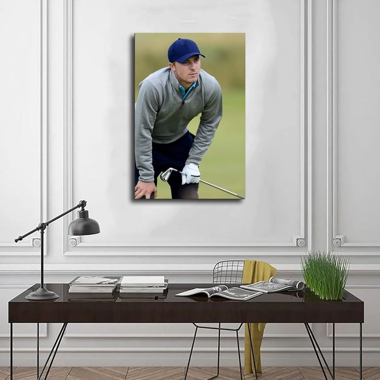Jordan Spieth Golf Poster82 Canvas Poster Wall Art Decor Print Picture Paintings for Living Room Bedroom Decoration Unframe:24x36inch(60x90cm)