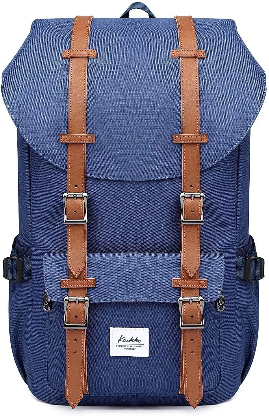 KAUKKO Laptop Backpack Travel Outdoor Weekend Bag Carry on Daypack Stylish and Durable Rucksack Hiking Backpack Fits 15.6"(EP5-BLUE-NEW)
