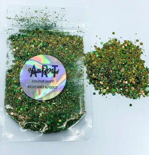 Kelly green / gold 15g