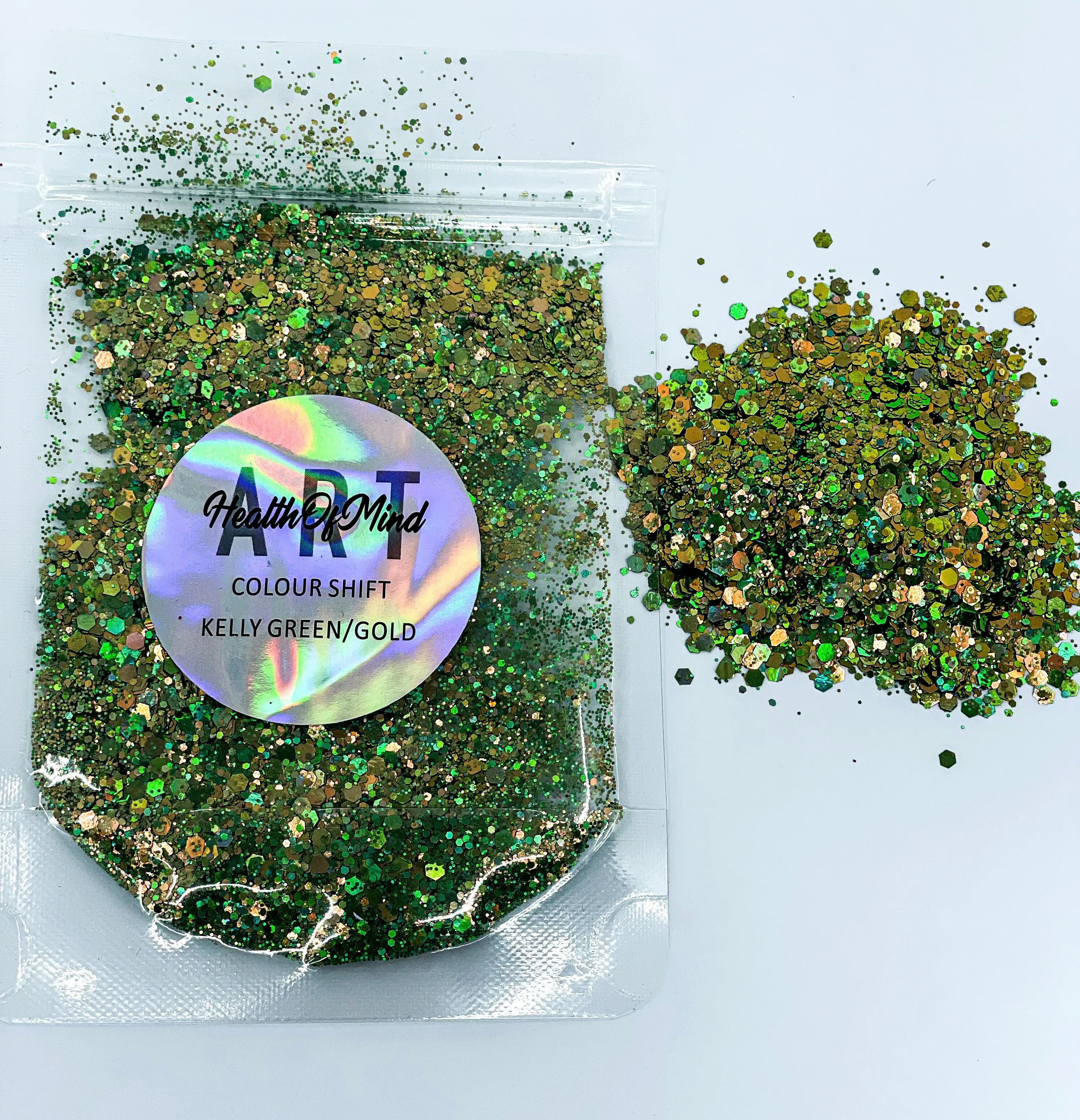 Kelly green / gold 15g