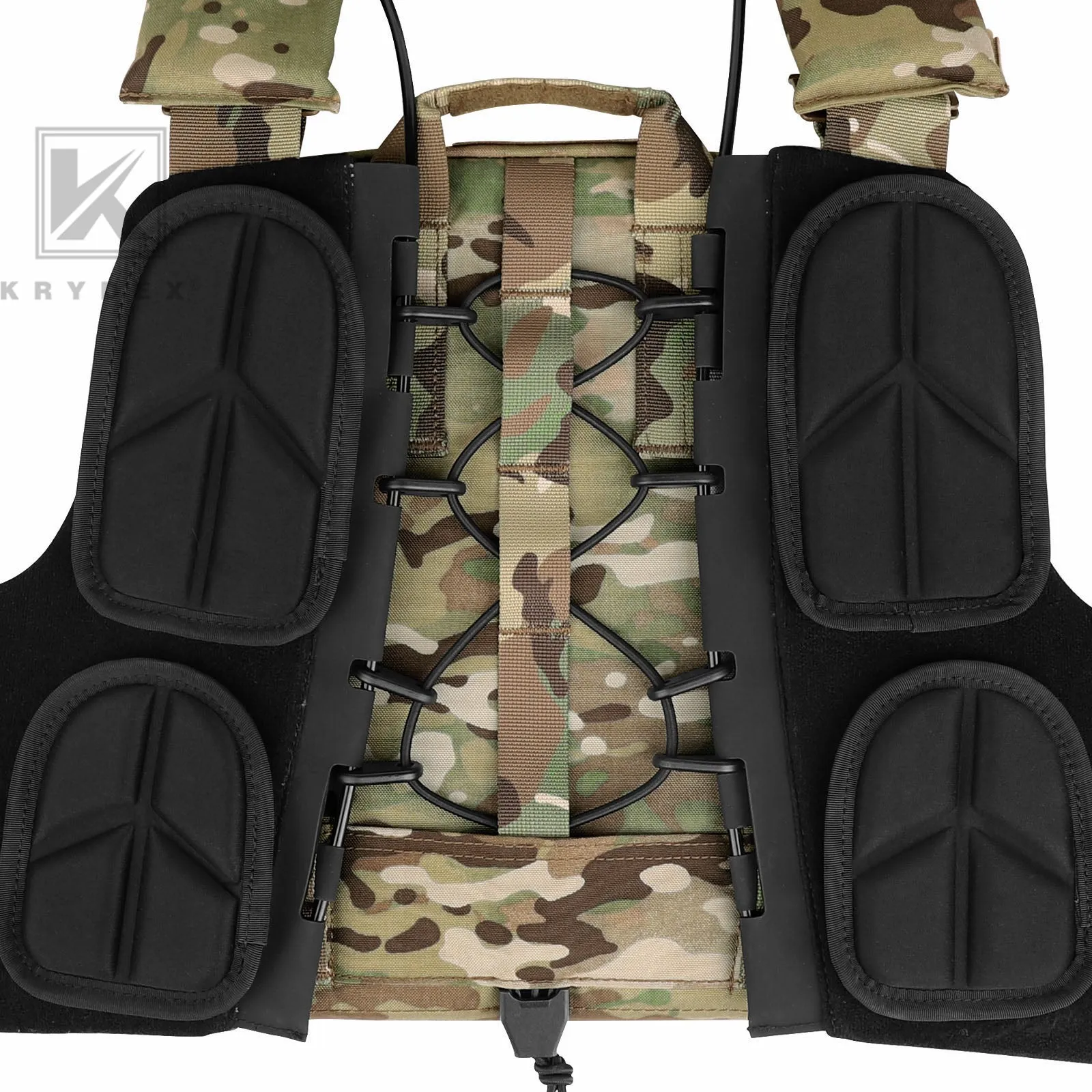 KRYDEX Tactical Plate Carrier Heavy Duty Modular MOLLE Vest