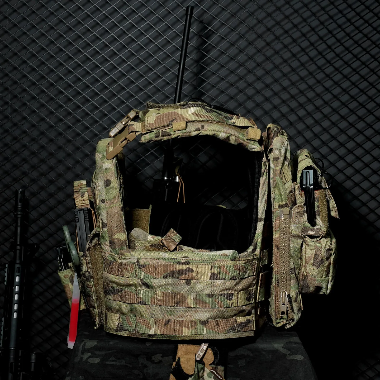 KRYDEX Tactical Plate Carrier Heavy Duty Modular MOLLE Vest