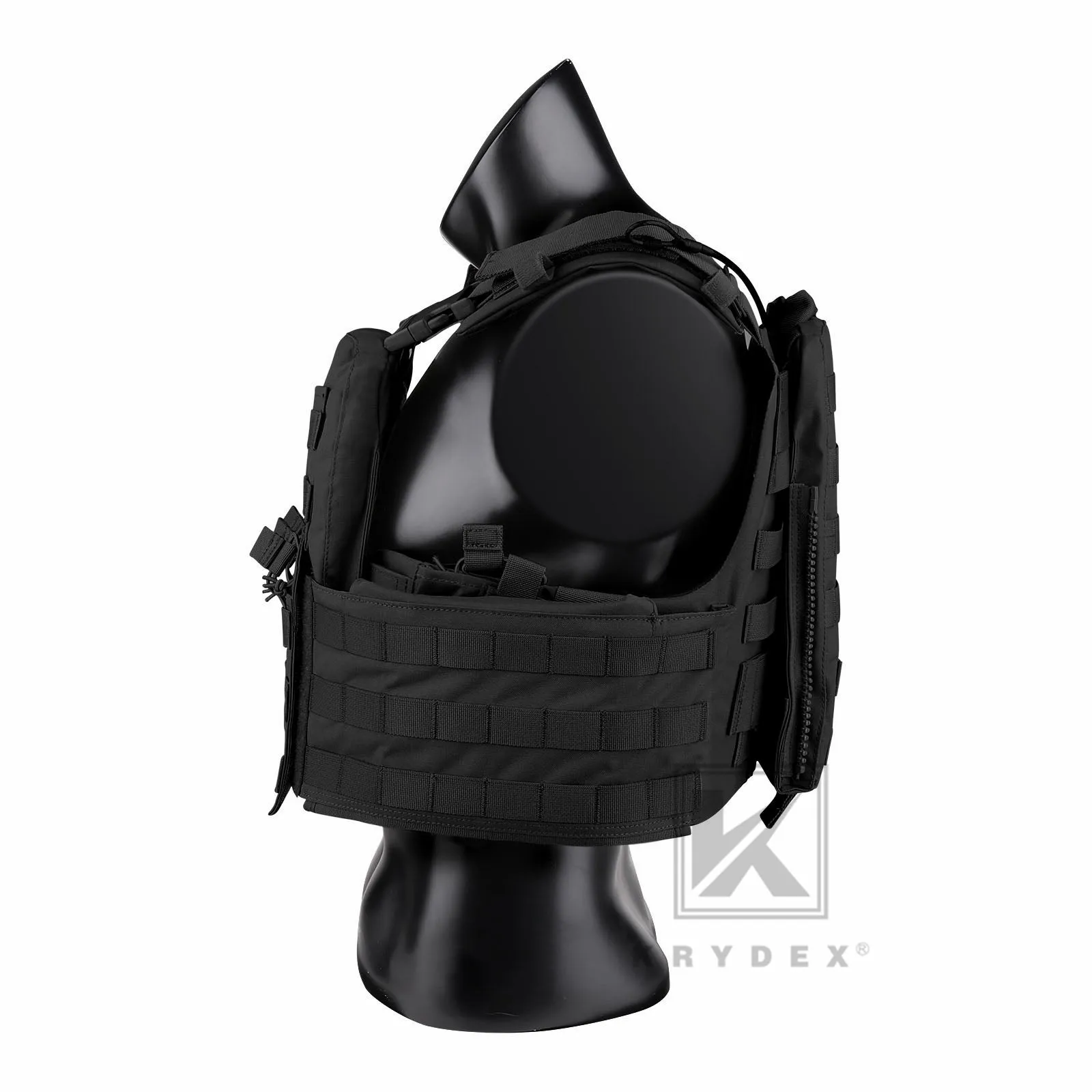 KRYDEX Tactical Plate Carrier Heavy Duty Modular MOLLE Vest