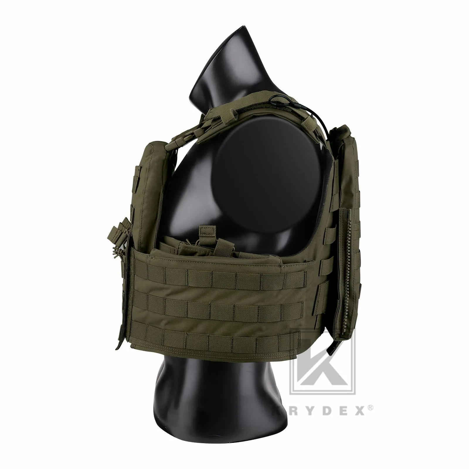 KRYDEX Tactical Plate Carrier Heavy Duty Modular MOLLE Vest